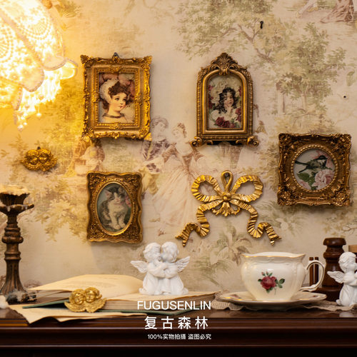 复古森林树脂复古迷你画框