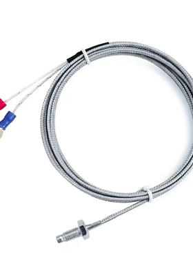 冲冠特价罗钉式热电偶/WRN-M6/WRE-M6/K型/E型/不锈钢屏蔽线