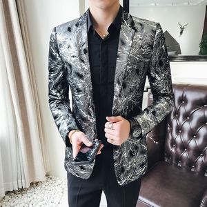 四季款更新长期大码外贸男西服 D219-8004-P160图片