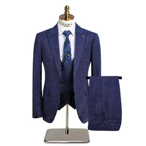 跨境大码西装礼服三件套A199-83707-P300
