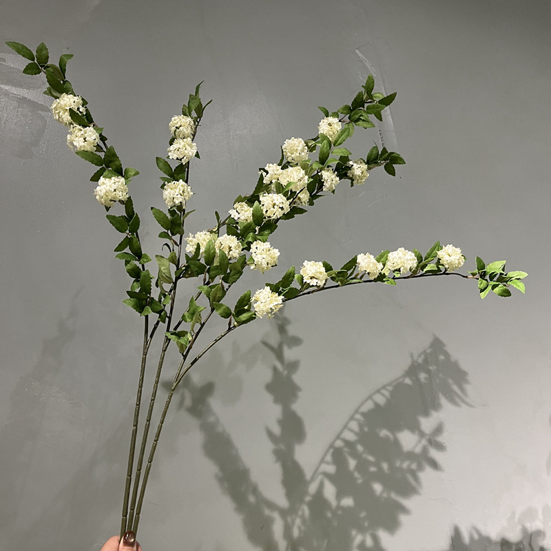摄影道具装饰造景白色系插花