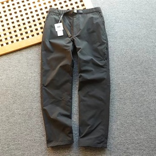 宽松保暖直筒裤 工装 加绒加厚防风防泼水机能休闲裤 日单男士