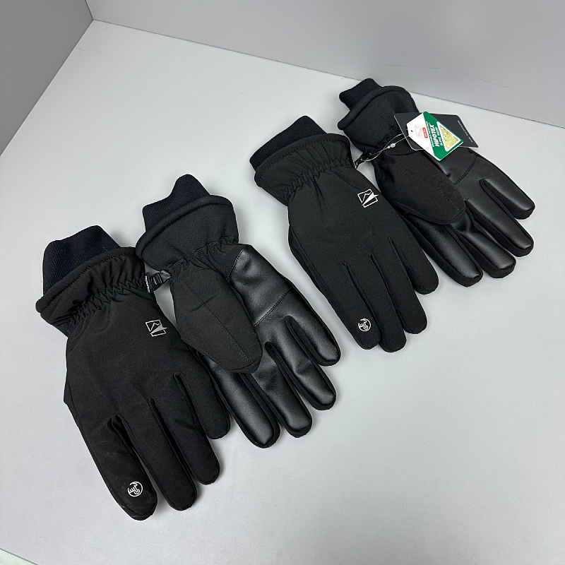 【出口单-可触屏~外贸单】秋冬季男士加绒加厚防风抗水户外手套