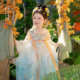 汉服女童2026春秋款 儿童高端仙气国风公主连衣裙女孩中秋玉兔襦裙