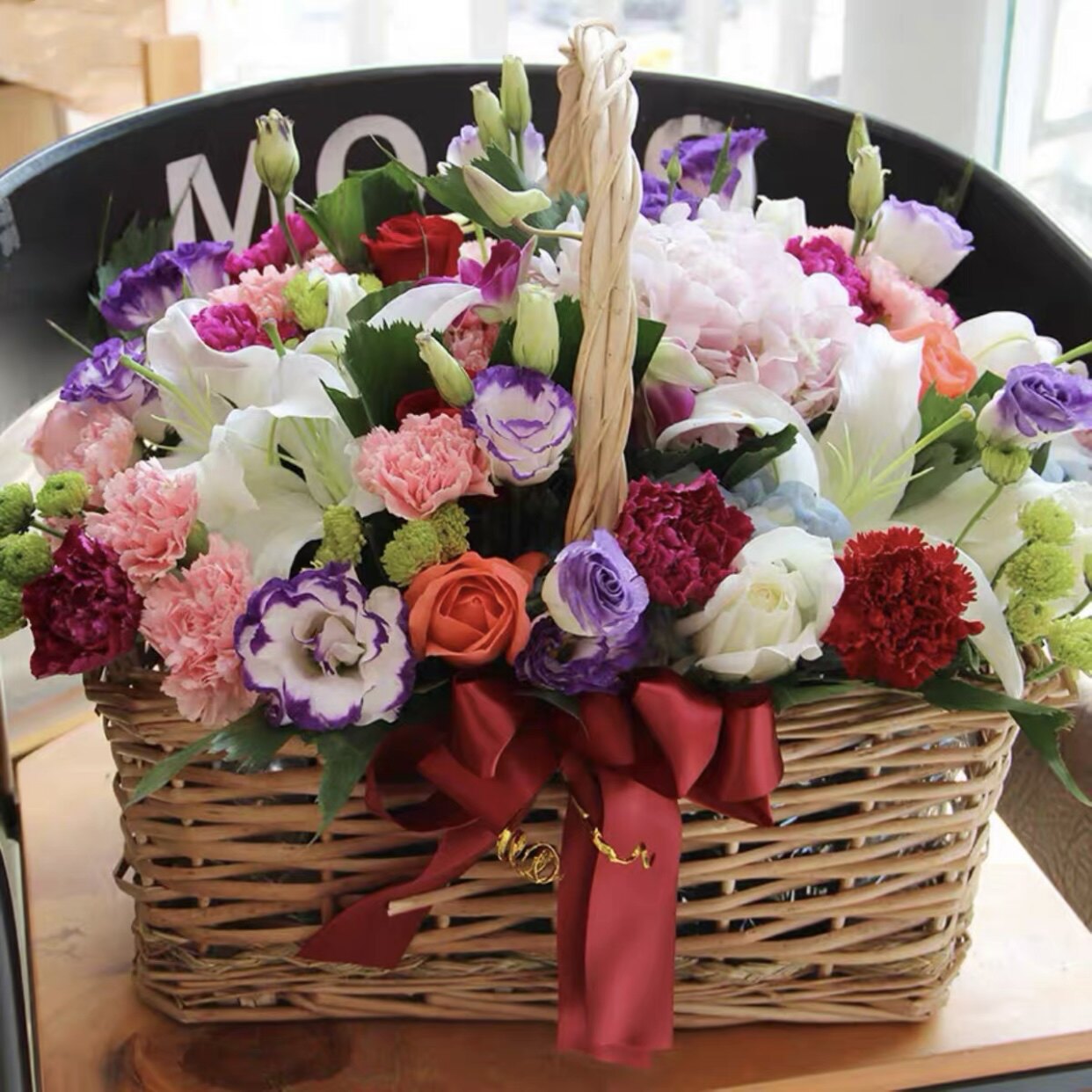 烟台鲜花同城速递生日鲜花花篮福山莱山芝罘蓬莱招远莱州莱阳龙口