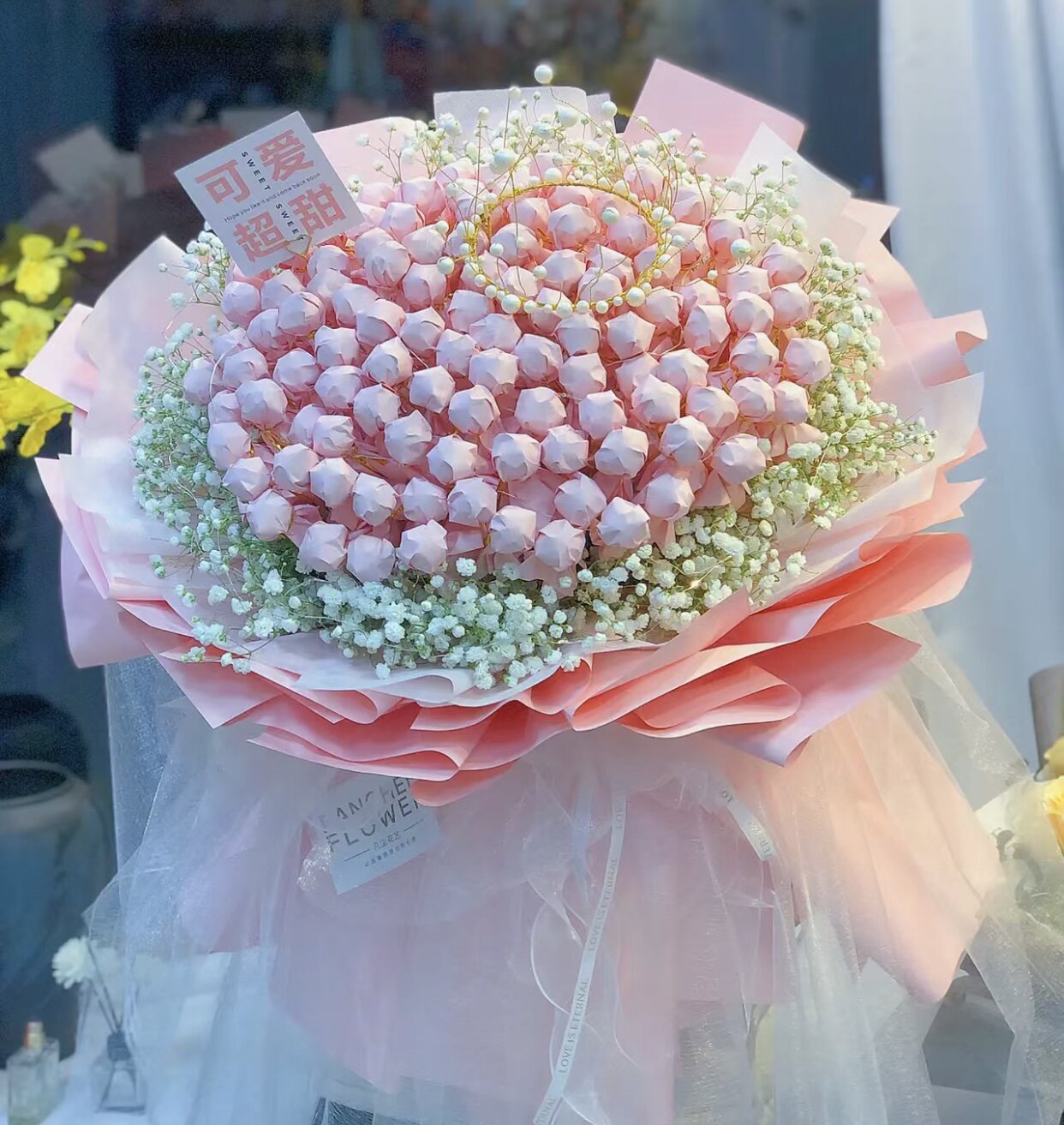 棒棒糖巧克力花束烟台同城速递莱阳蓬莱龙口莱州招远福山莱山芝罘