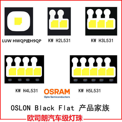 KW H2L531/H3L531/H4L531/H5L531 大功率芯汽车灯 2/3/4/5芯