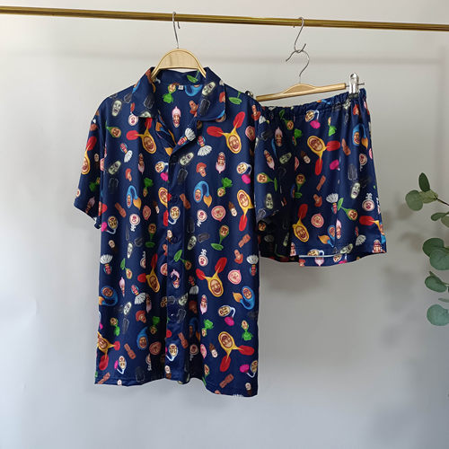 日单牛奶丝屁桃君家居服套装