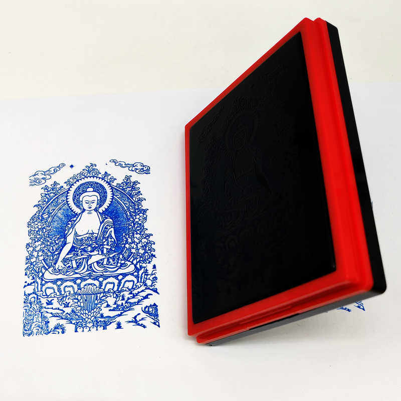 药师佛药师如来大尺寸自动出油光敏印章可定制藏传佛像印章