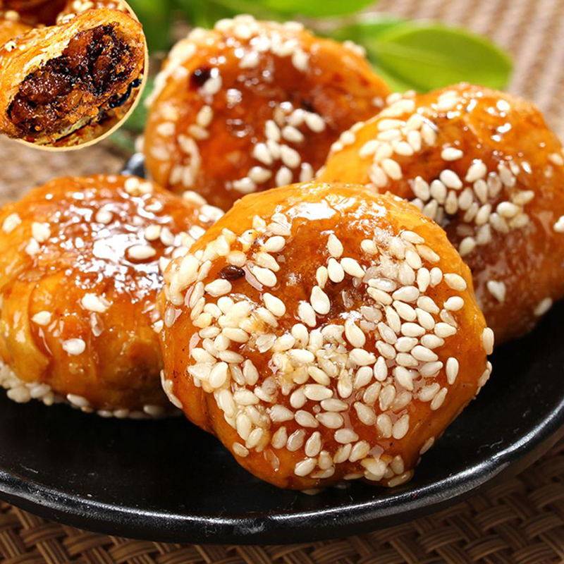 传统糕点义乌特产红糖小酥饼独立装零食梅干菜金华纯手工酥饼散装