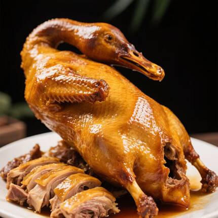 东北特产果木熏鸭真空装哈尔滨熏板鸭酱鸭卤鸭即食零食熟食下酒菜