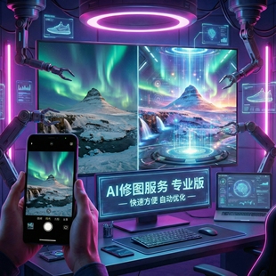 4K高清 AI修图 产品精修 电商白底图 亚马逊速卖通外贸图片处理