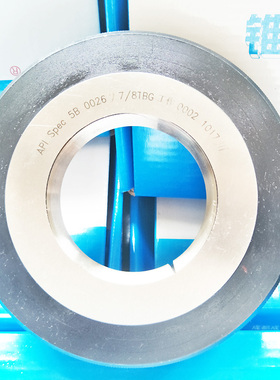 成量螺纹环规TBG 不加厚2-7/8石油管API量规螺纹环规锥度规止通规