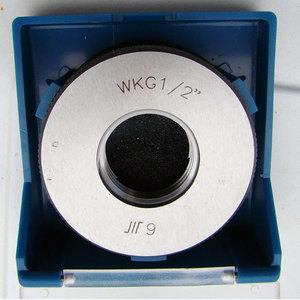 成量老标ZG环规川牌英制锥管螺纹量规密封管螺纹环规WKG1/4螺纹规