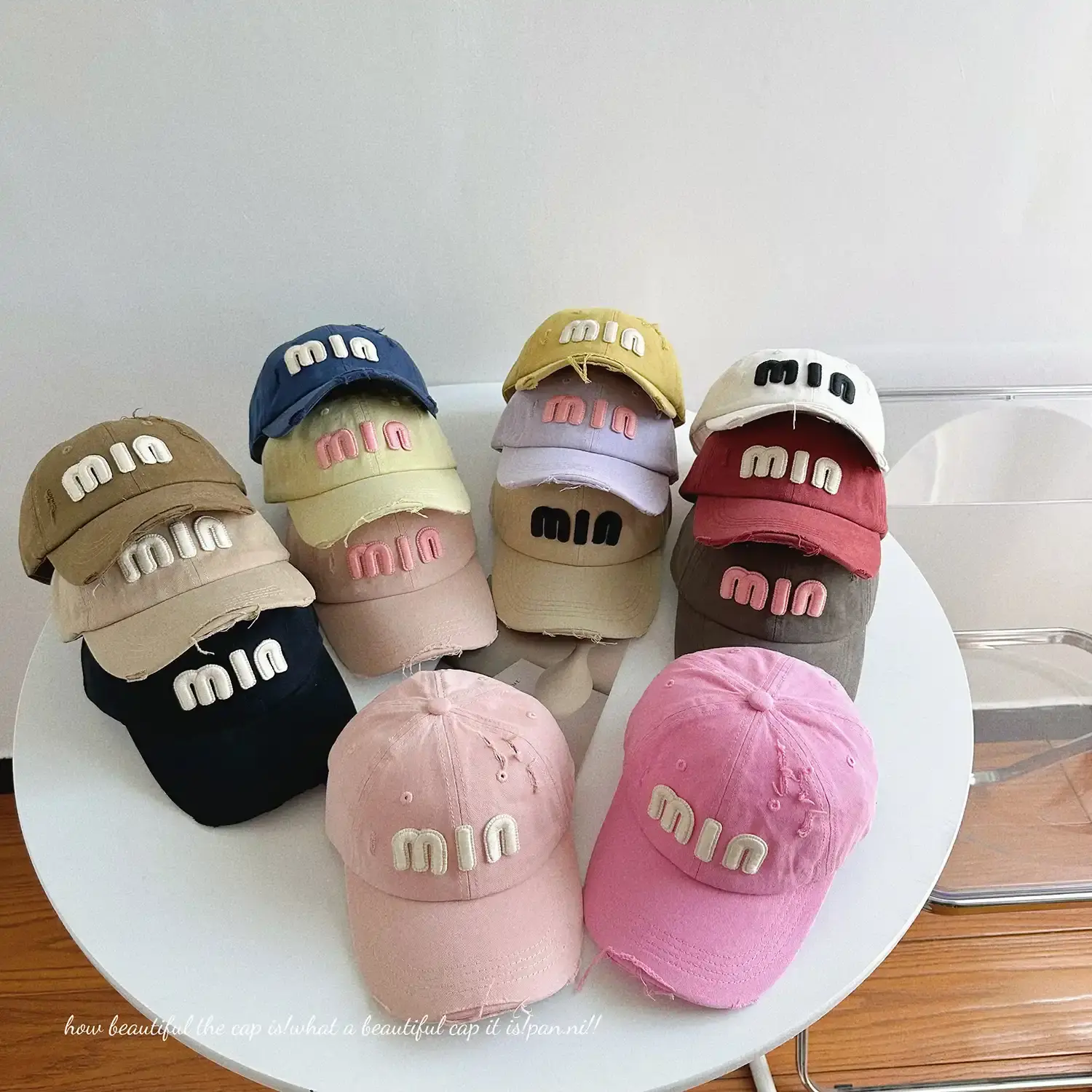 儿童春秋做旧棒球帽男童个性百搭