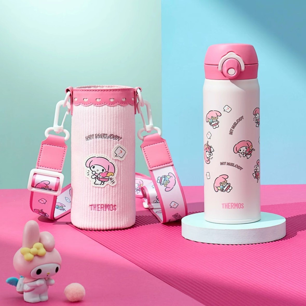 膳魔师库洛米美乐蒂保温吸管杯