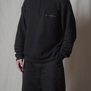 pu244·双脉络套头衫 汉麻棉混纺