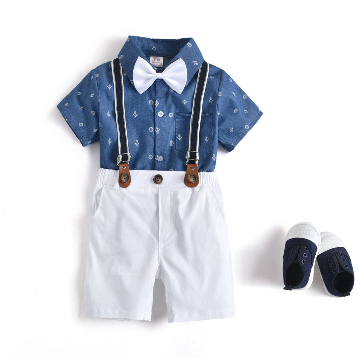 周岁礼服男宝生日男童男宝宝夏小礼服花童套装儿童夏季婚礼周岁宴