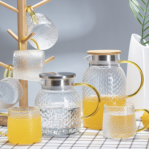 耐热防爆高硼硅玻璃玻璃凉水壶