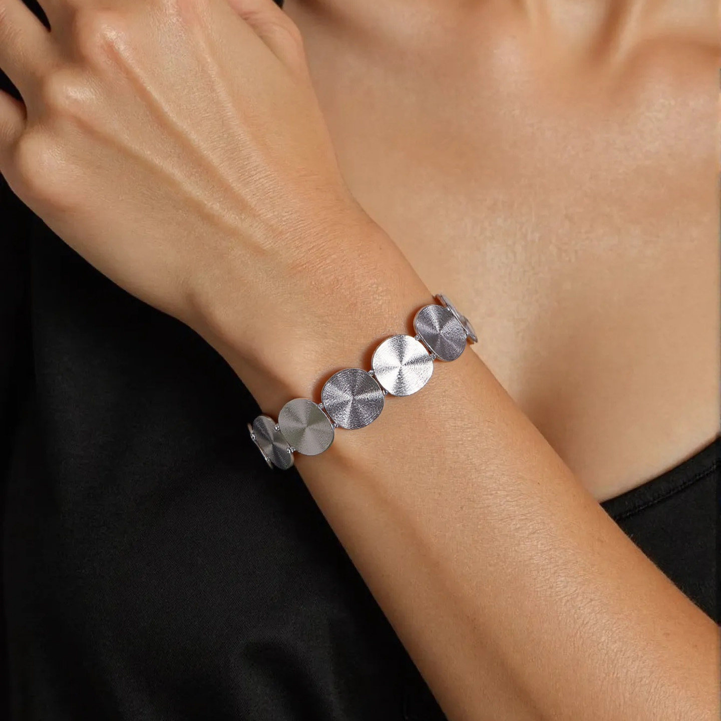 通体S925银时尚潮流喷砂几何缎面纹理弹力绳磨砂手链男女情侣手串,饰品/流行首饰/时尚饰品新,手链,淘宝优惠券,粉丝福利购,淘宝优惠卷