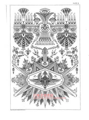 1887年复古设计素材复古装饰花纹 Ancient and modern ornaments
