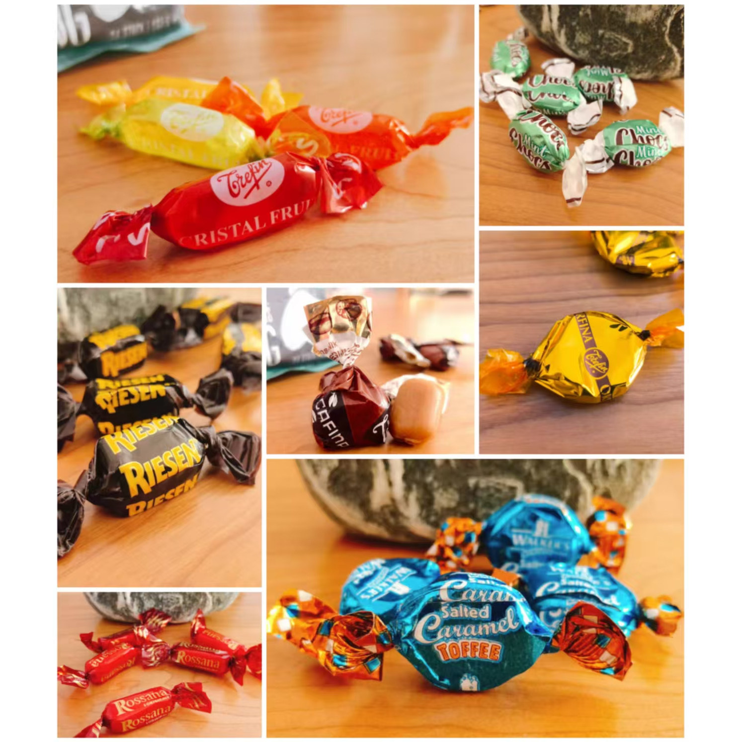 进口什锦糖果太妃糖水果糖薄荷味咖啡糖德国英国比利时散装半斤