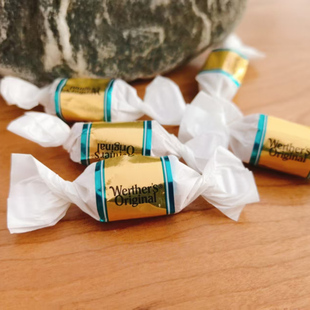德国进口storck werther's original焦糖海盐味夹心软太妃糖散装