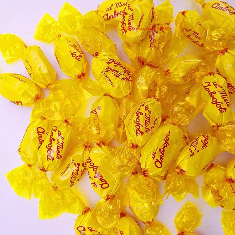 意大利进口蜂蜜硬糖 蜂蜜夹心糖果 蜂蜜味硬糖糖果 散装一斤