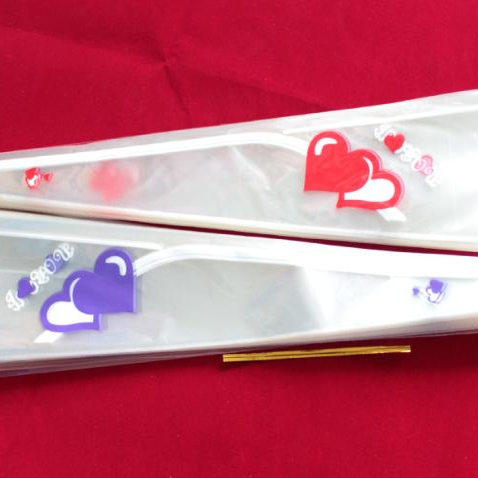 单只袋 鲜花袋 玫瑰袋卡通公仔单个包装袋玫瑰花包装袋