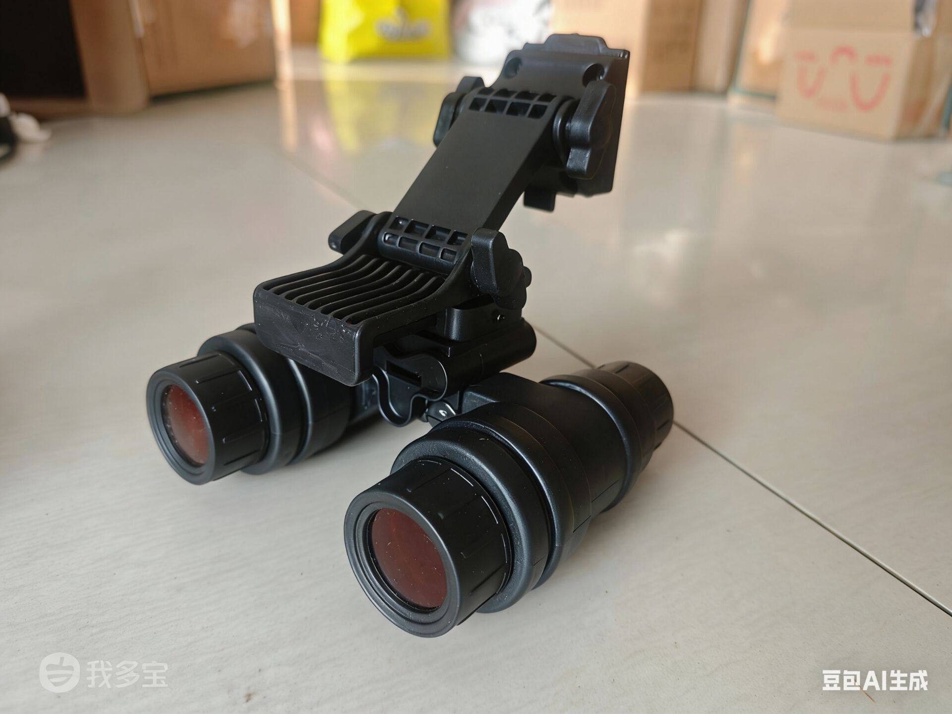 户外战术装备双目望远镜pvs18四目红外线夜视仪套装模型热成像仪