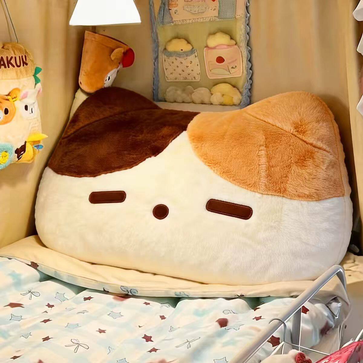 三花猫床上靠垫抱枕|环保PP棉