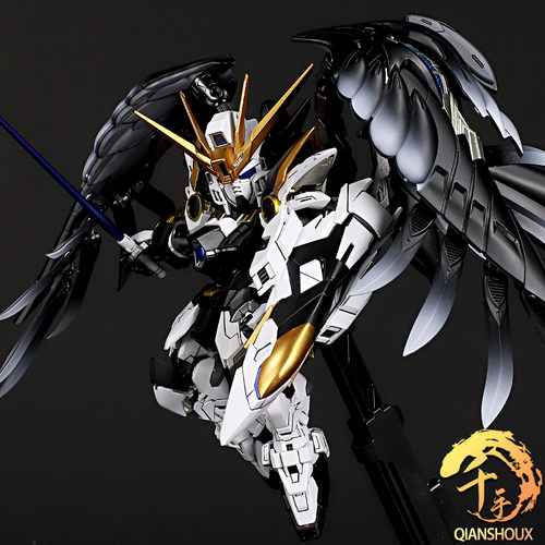 千手金属色MGSD飞翼零式黑天鹅