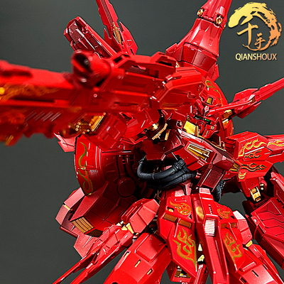 MG神意烈焰改色千手万代高达模型
