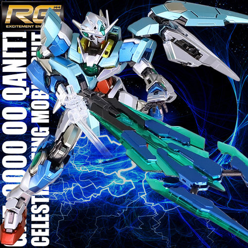 金属色RG00Q模型万代高达