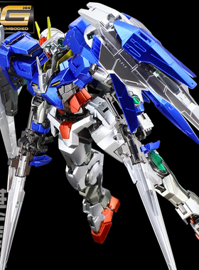 千手万代金属着色RG 00R高达OO RAISER能天使拼装1:144模型礼物男