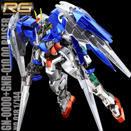 金属色RG00R高达模型千手万代