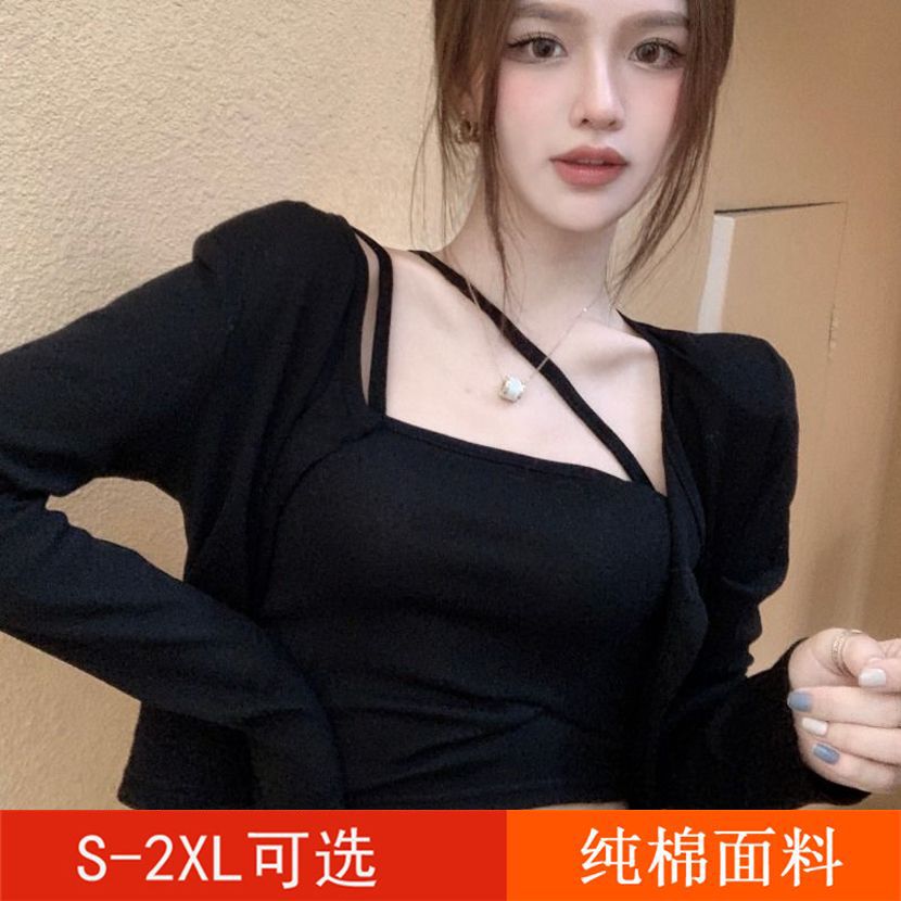 上衣开衫抹胸吊带短款
