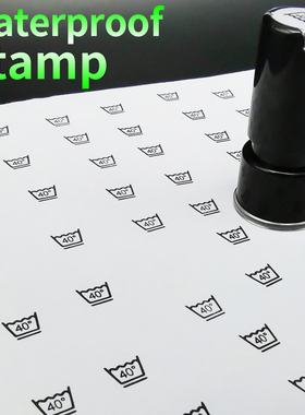 maker stamp clothes school kid name seal stamp ink diycustom