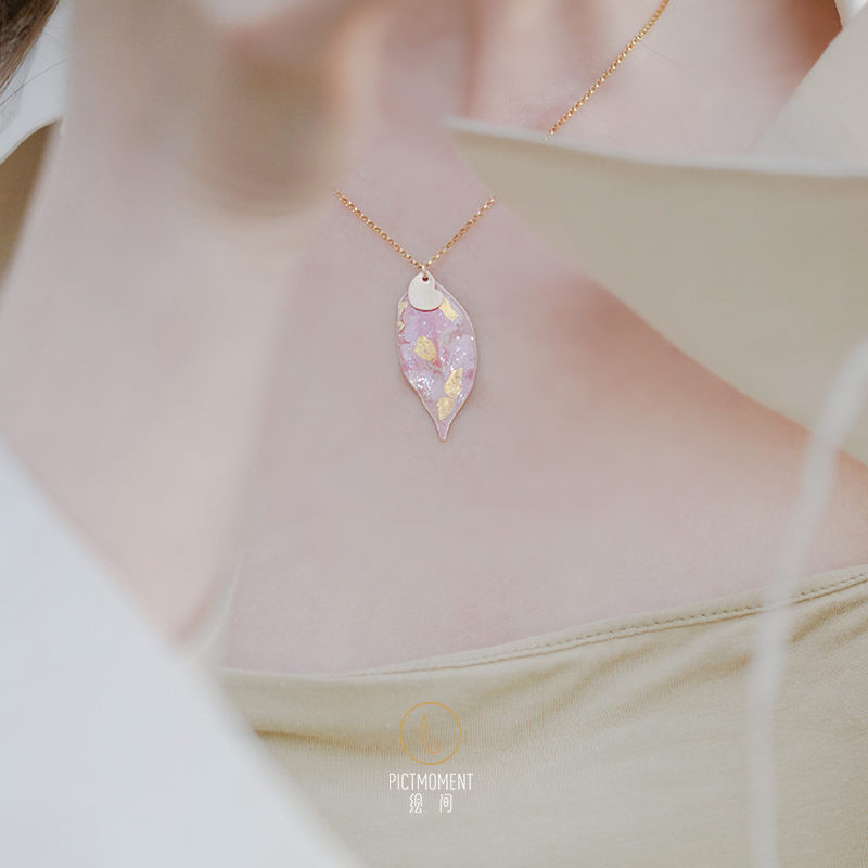 绘间手绘饰品【浅桃-情人节礼物