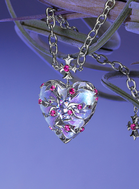 绘间手绘项链蝴蝶朋克个性项链