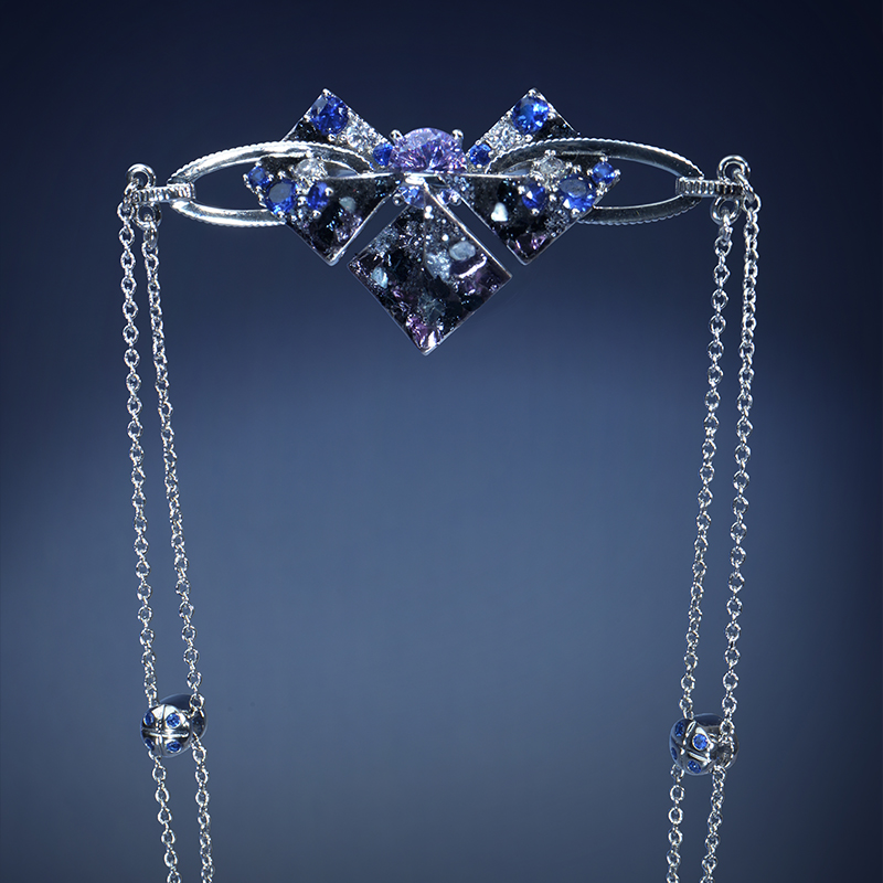 绘间y2k原创甜酷锁骨链