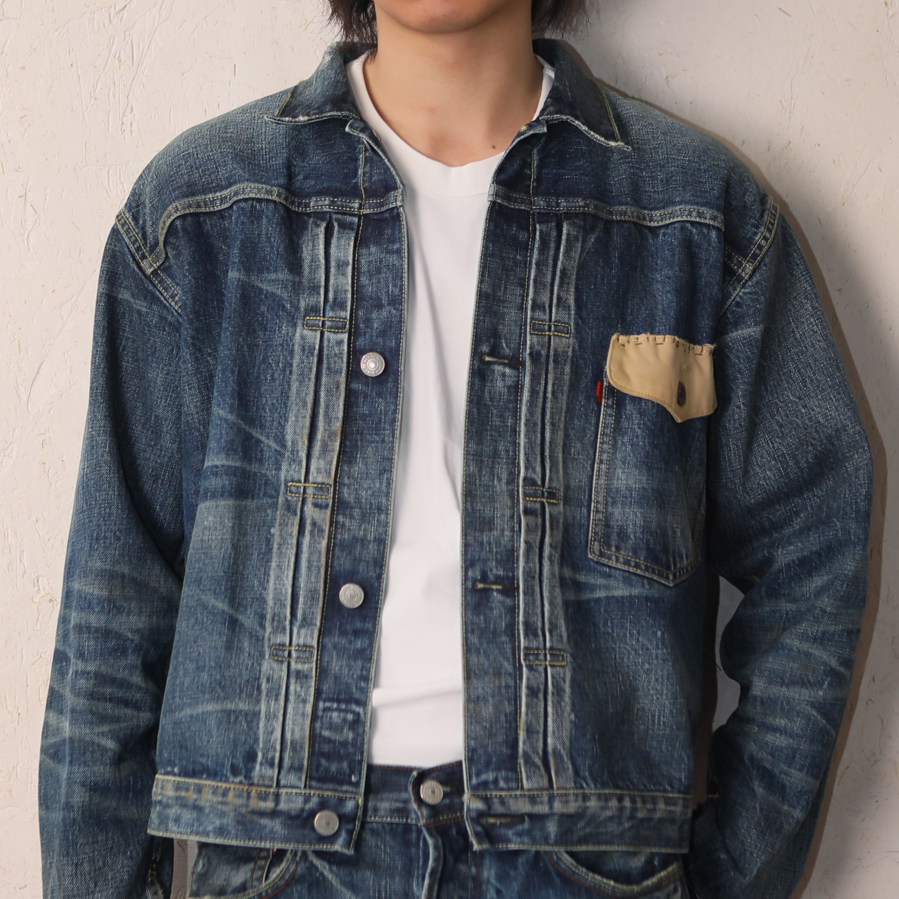 百年信物Heath系列日产套装拼接袋盖正肩合身夹克外套 WIROTE威络