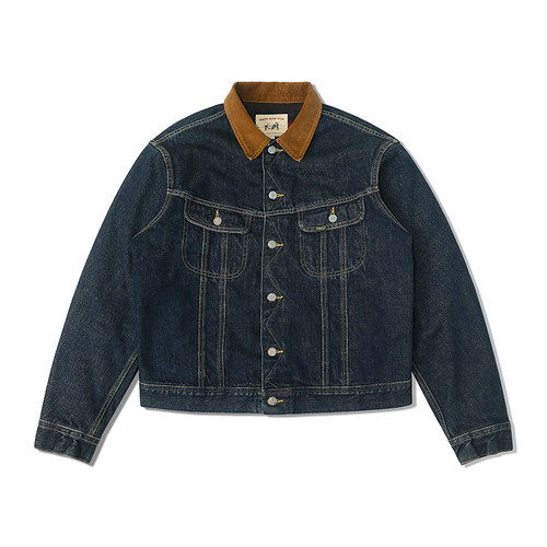 WIROTE威络 日产元年风暴骑士正肩合身版型 轻水洗原牛夹克外套