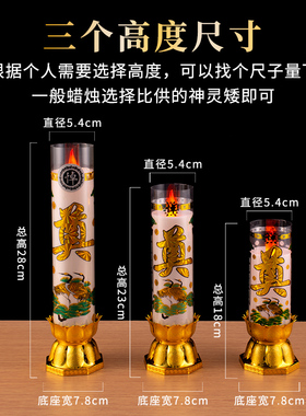 供灯白蜡烛祭奠祭祖祭祀白蜡烛