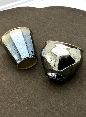 超薄胎建盏罗希情侣对杯礼盒装陶瓷单杯金鹧鸪纯手工精致主人杯