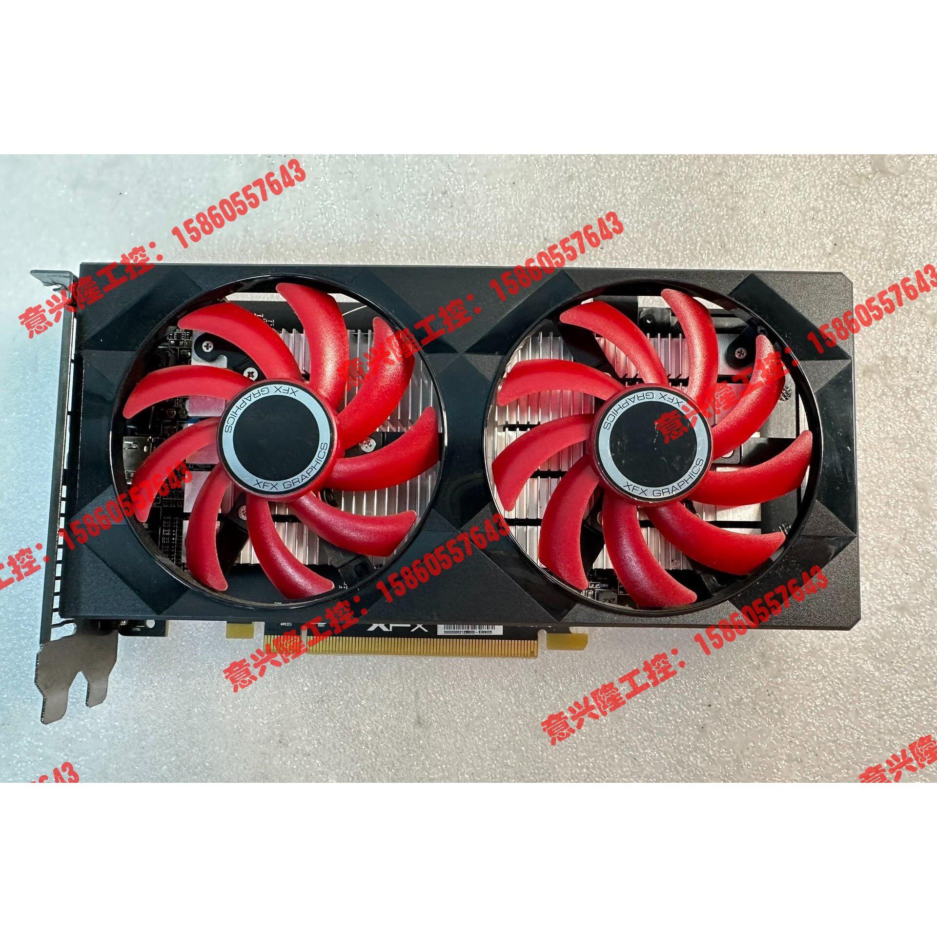 讯景rx560 4gb  d5显卡战狼版,双风扇显卡,成色实