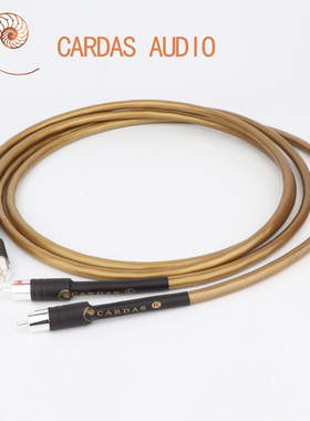 CARDAS卡达斯5-C信号线Hifi级发烧双莲花音频线2RCA功放CD连接线