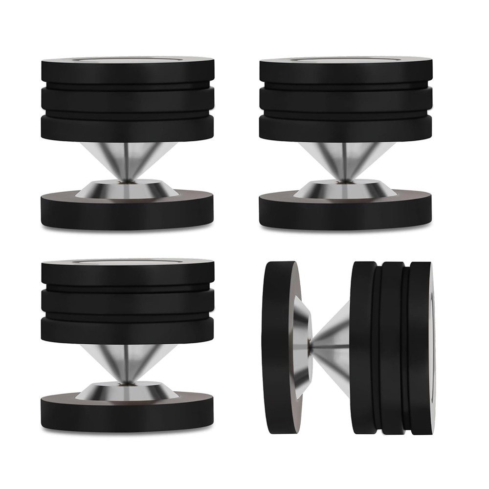 Preffair 黑晶钢发烧书架音响落地音箱避震脚钉CD功放胆机脚架垫,影音电器,音响脚架/机架,淘宝优惠券,粉丝福利购,淘宝优惠卷