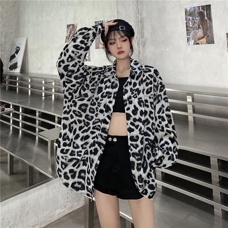 Real price and versatile loose long sleeve spring shirt