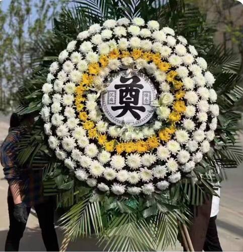 丧事祭祀殡仪馆追悼会鲜花花圈